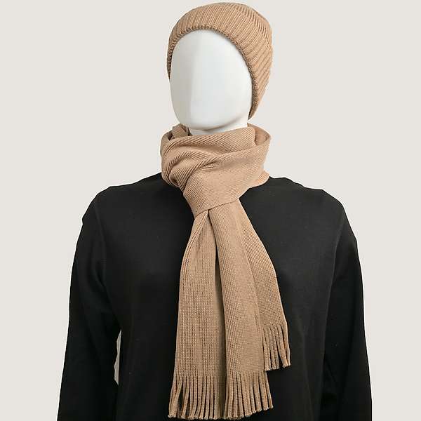 Kuril Beanie and Scarf Set - 100% Merino Wool 10 / 13