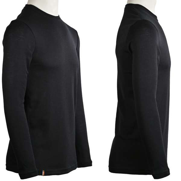 Men's long sleeve slim fit top Altai - 100% extra fine merino 18 / 24