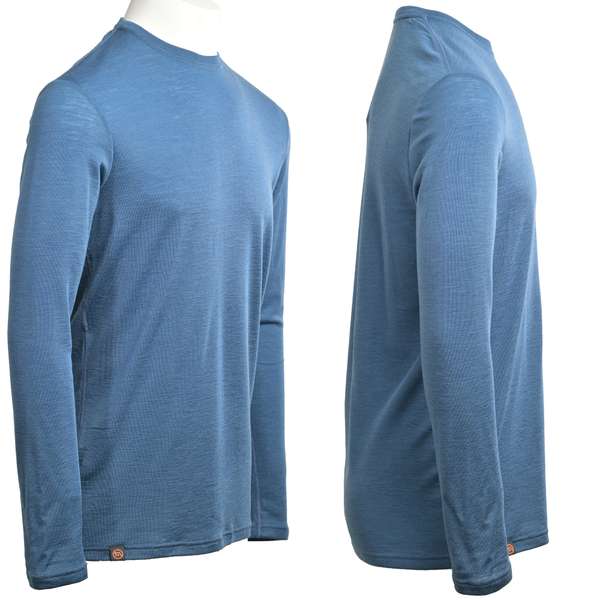 Men's long sleeve relaxed fit top Ural - 50% merino / 50% Tencel 8 / 13