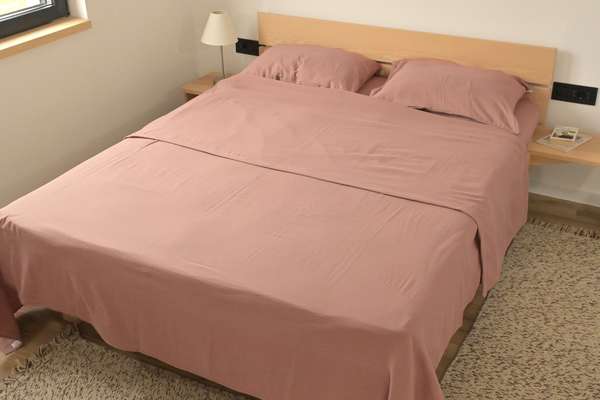 100% Organic Cotton Muslin Flat sheet 8 / 12