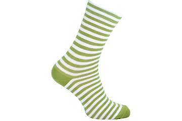 Opala čarape duge - 98% organski pamuk - tanke pruge - set od 2 para