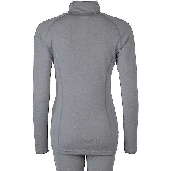 Women's long sleeve zip neck top Altai - 100% extra fine merino 3 / 29