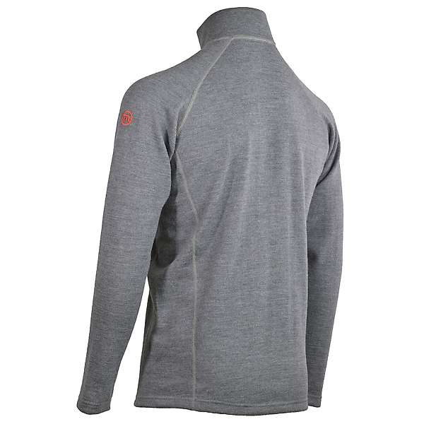 Men long sleeve slim fit zip neck top Elbrus - 100% extra fine merino 4 / 10