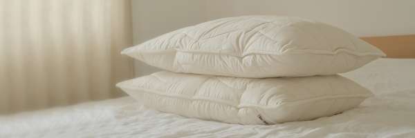 Even more comfort with our new Luxe pillows : Wool & latex with a wool-quilted cover.