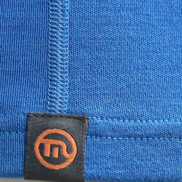 Men's long sleeve slim fit zip neck top Altai - 60% extra fine merino / 40% cordura 8 / 10