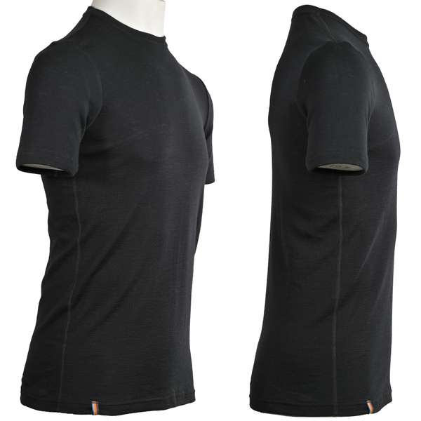Men's short sleeve slim fit top Altai - 100% extra fine merino 20 / 22