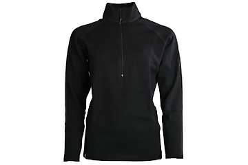 Unisex long sleeve slim fit zip neck top Elbrus - 88% extra fine merino