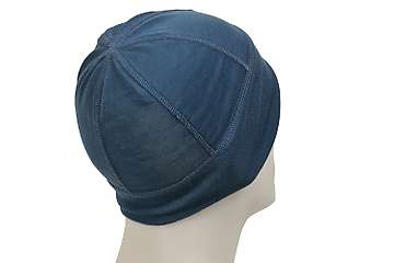 Lightweight beanie Ural ears extension - 50% Merino/50% Tencel - 23x23cm - Unisex