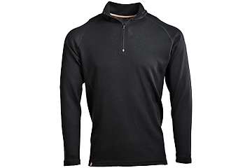 Muška majica zip kragna dugih rukava Altai - 100% ekstra fina merino vuna