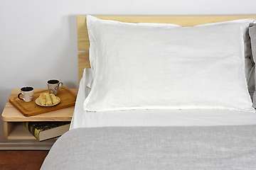 Pillowcase pure washed linen