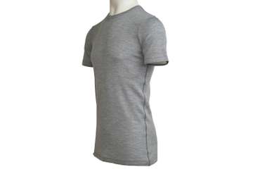 Men's short sleeve slim fit top Altai - 100% extra fine merino